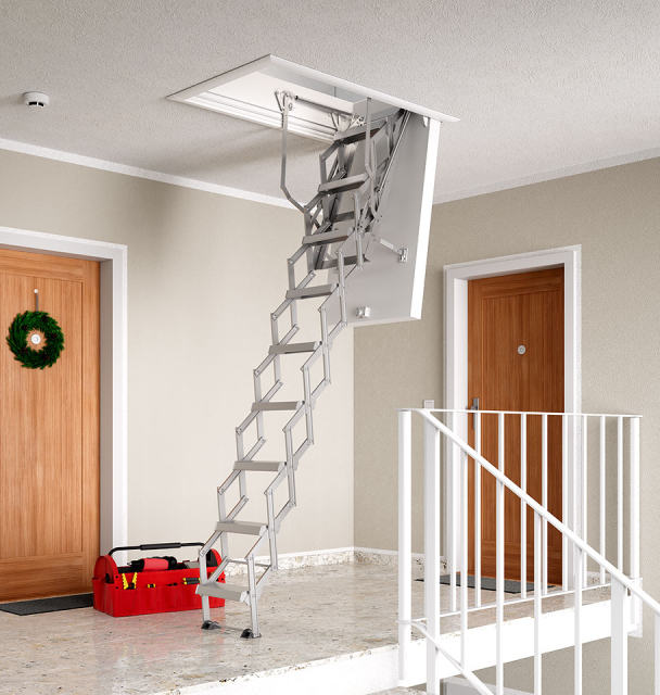 Escalera escamoteable clickFIX® 76G VARIO 